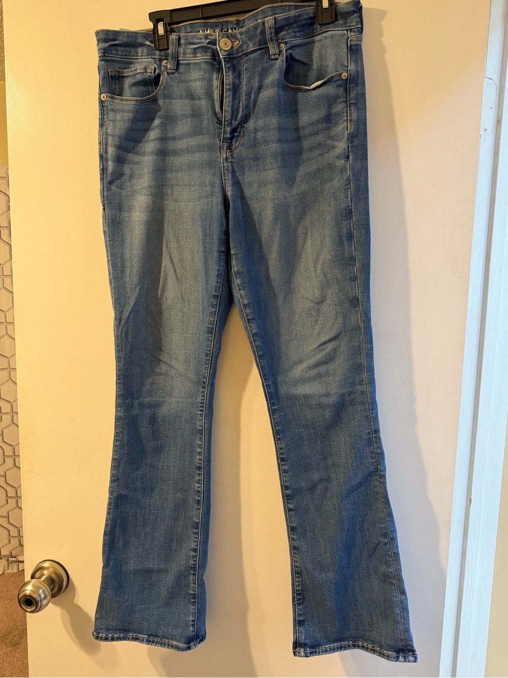 American Eagle Outfitters Light Blue Flare Jeans